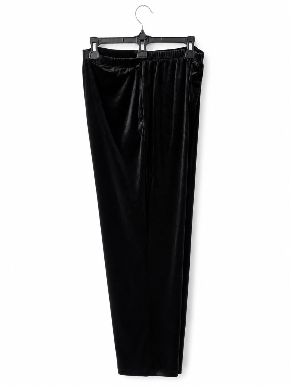 Ruby Rd. Black Velour Straight Leg Pants
